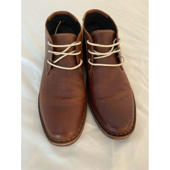 Kenneth Cole Reaction Men’s Leather Oxfords – Desert Sun – Size 9 main image 8